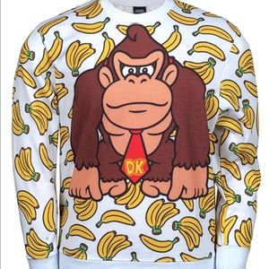 Nintendo Donkey Kong Banana All Over Print Sweater